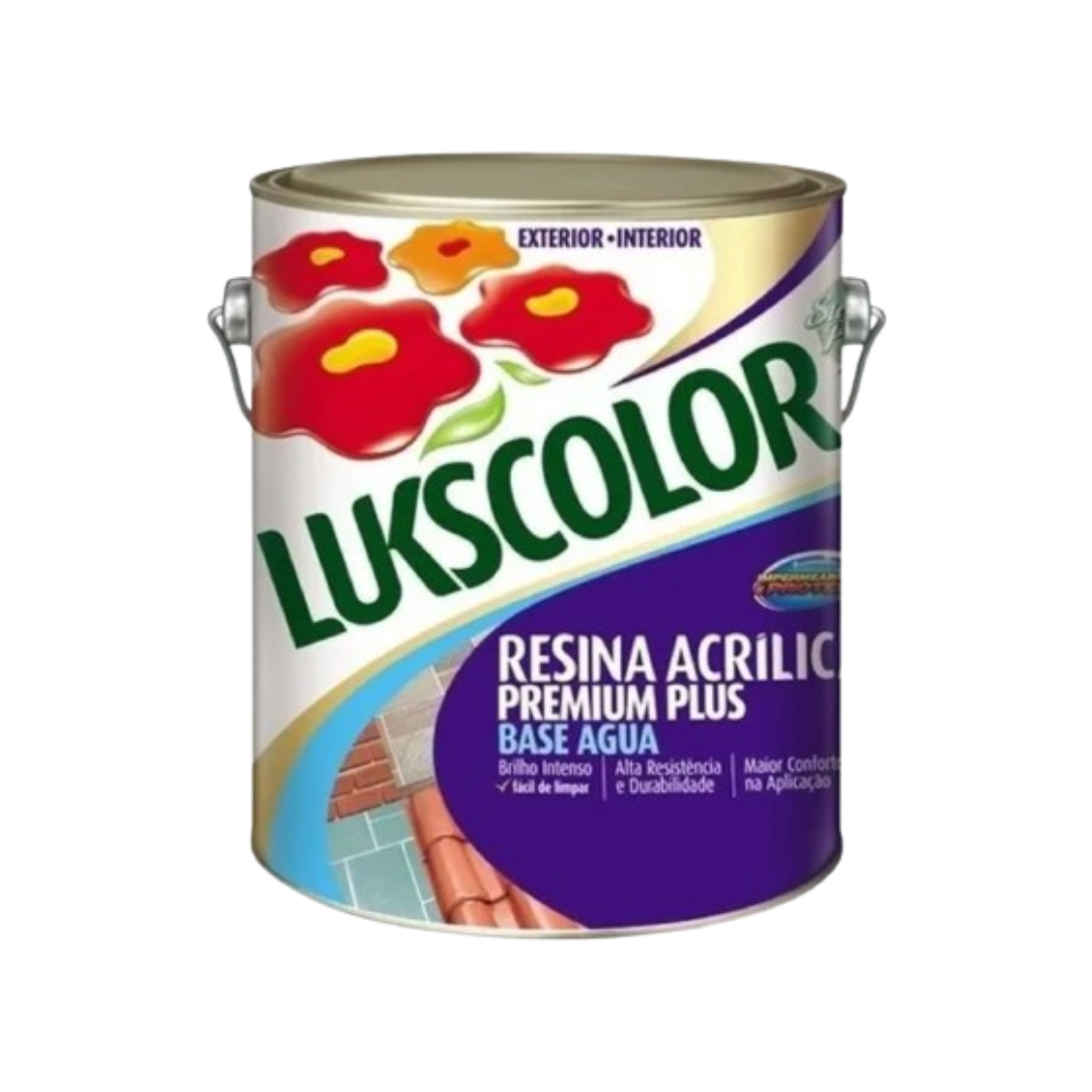 Resina Acrílica Lukscolor Premium Plus - Base Água